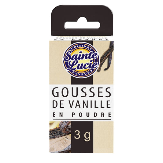 Gousse de Vanille en Poudre SAINTE LUCIE le pot de 4g