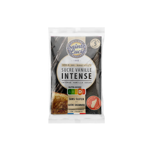 Sucre Vanillé Bourbon Saveur Intense SAINTE LUCIE le paquet de 5 sachets