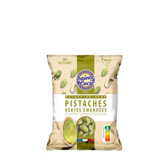 Pistaches Vertes Émondées SAINTE LUCIE le sachet de 50 g