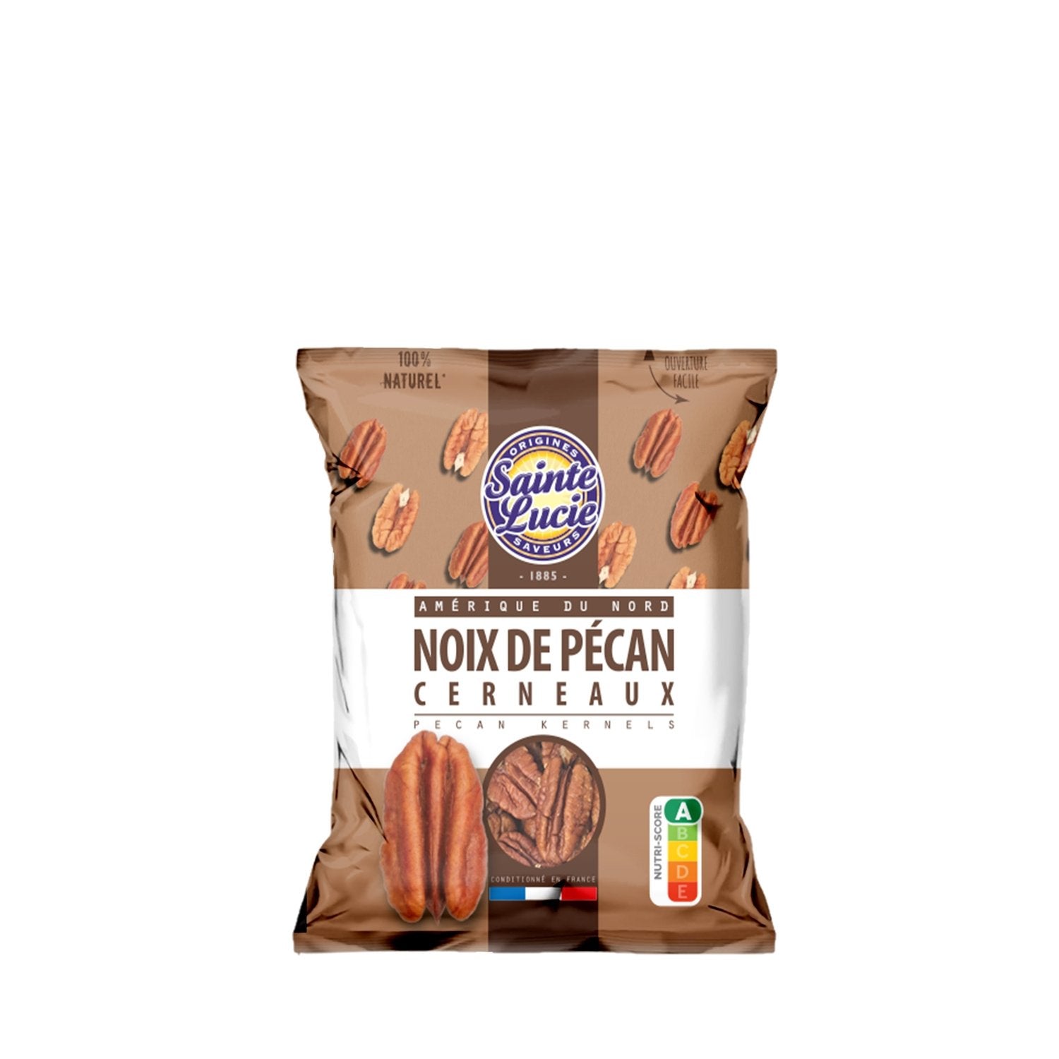 Cerneaux Noix de Pécan 100% Naturel SAINTE LUCIE le paquet de 50g