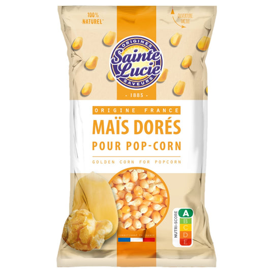 Maïs Dorés pour Popcorn 100% Naturel SAINTE LUCIE le paquet de 250g