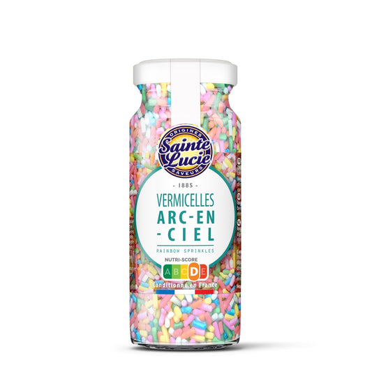 Vermicelles Décor Gâteaux Arc-En-Ciel SAINTE LUCIE le flacon de 60g