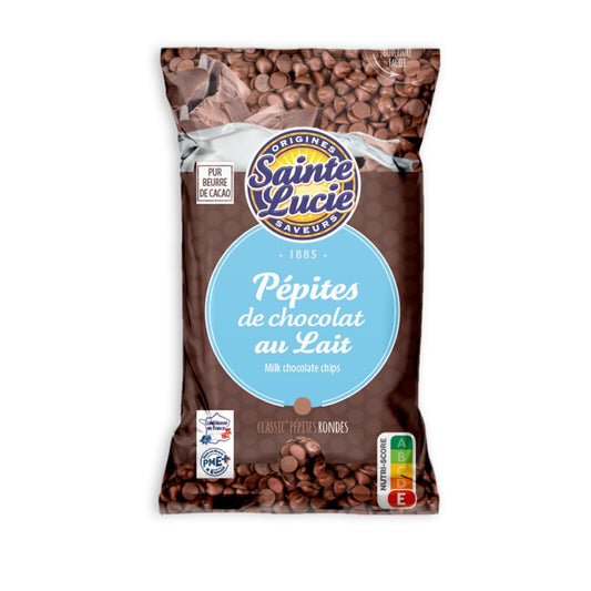 Pépite de Chocolat au Lait SAINTE LUCIE le sachet de 125g