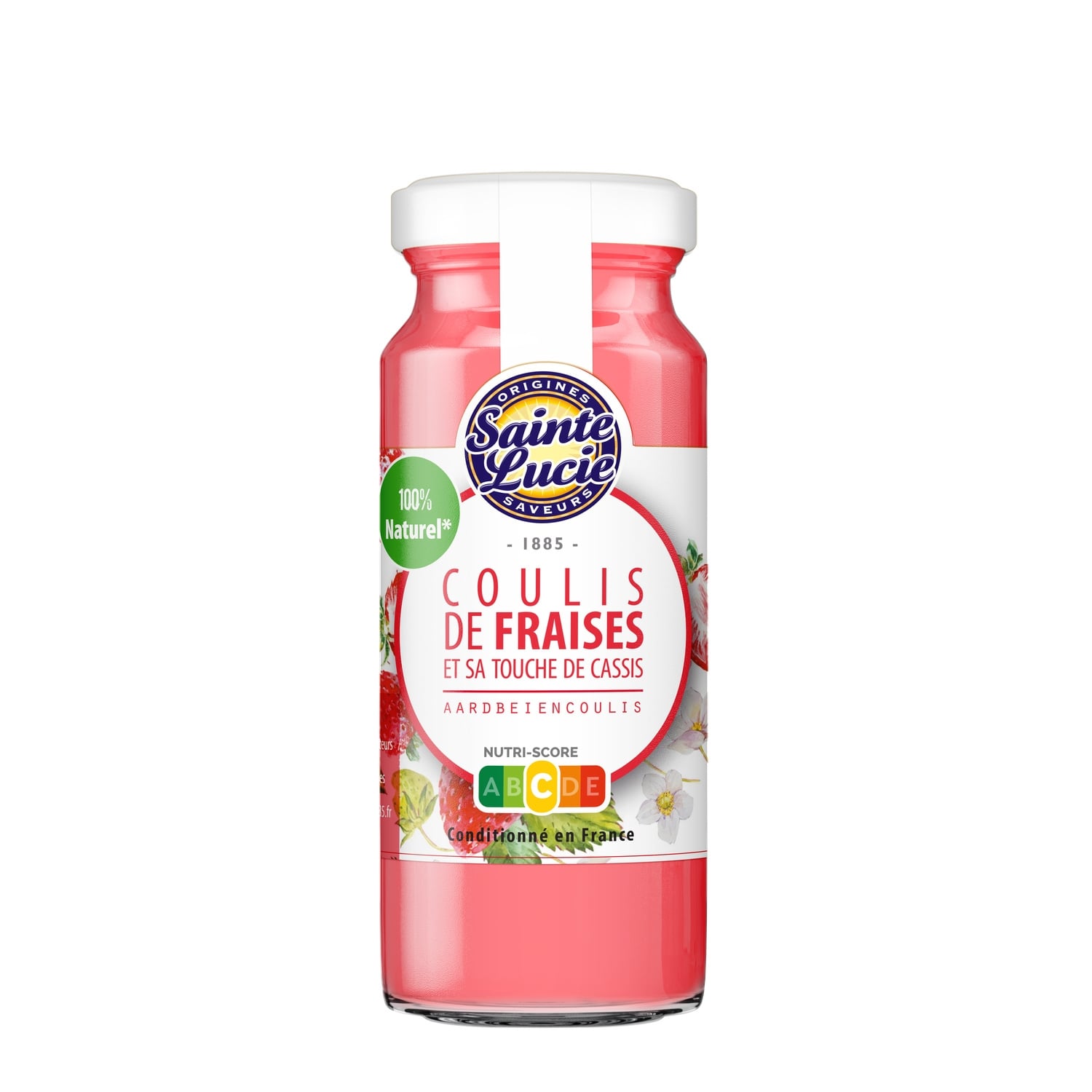 Coulis fraise cassis SAINTE LUCIE 
