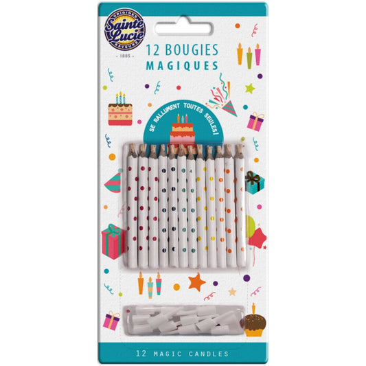 Bougies Magiques SAINTE LUCIE le paquet de 12 bougies