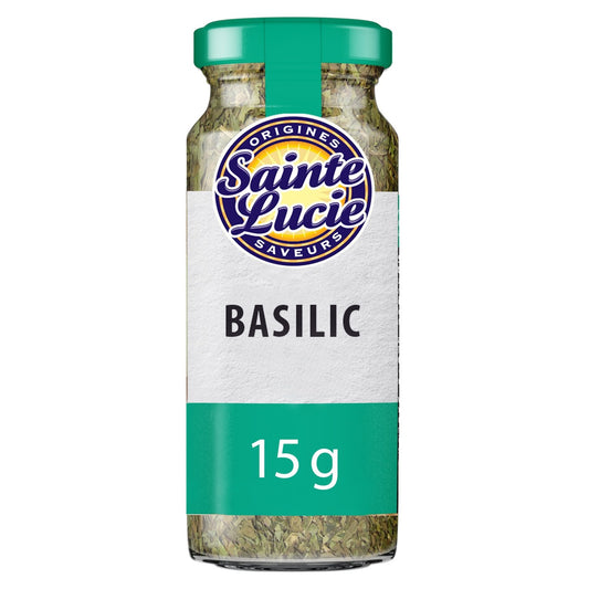 Basilic Feuilles Coupées SAINTE LUCIE le flacon de 15 g