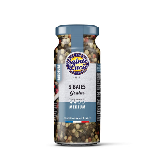 Epice Poivre 5 Baies SAINTE LUCIE le flacon de 45g