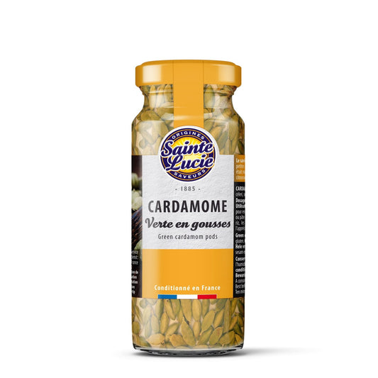 Cardamome Verte en Gousses SAINTE LUCIE le flacon de 36g