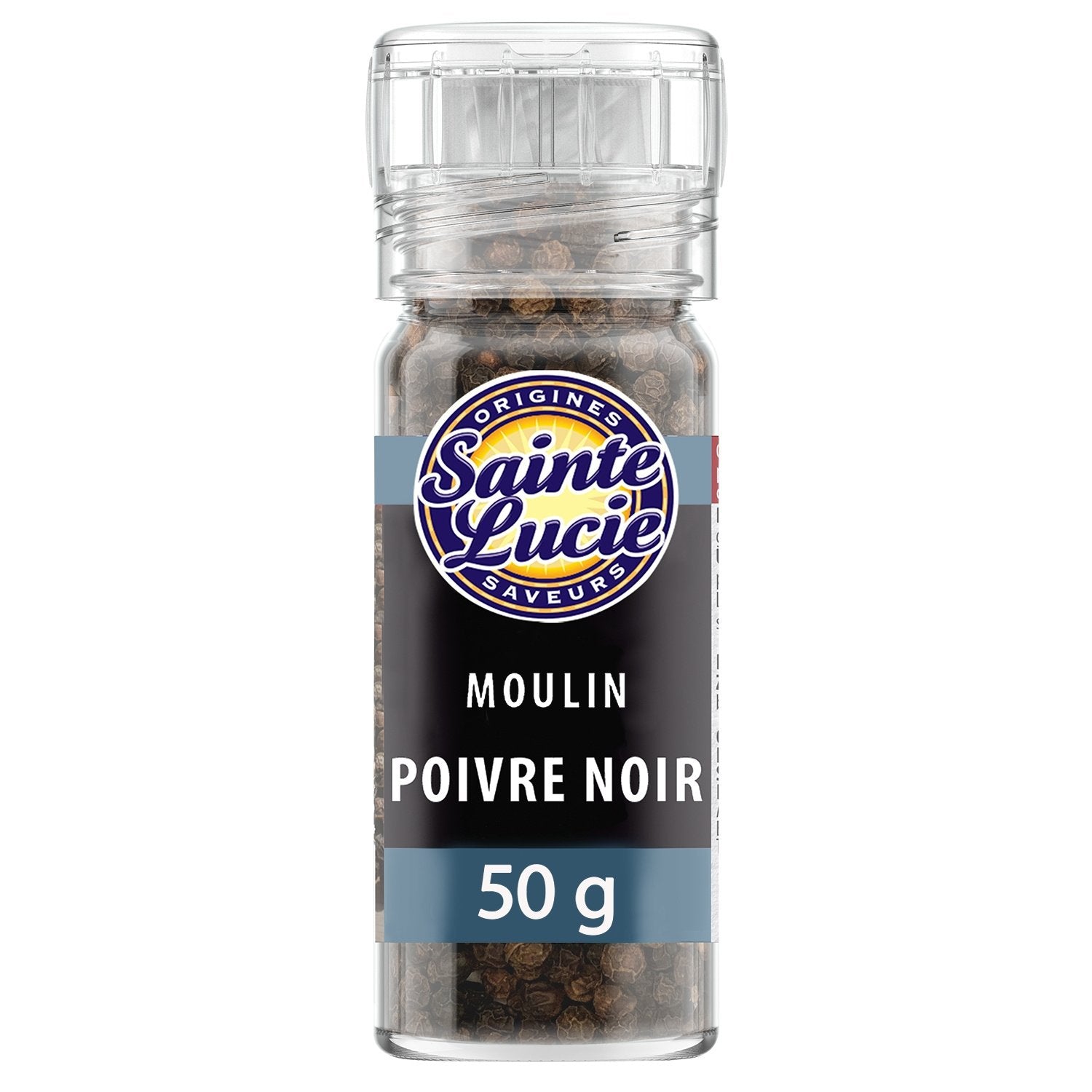 Poivre Noir SAINTE LUCIE le flacon de 50 g
