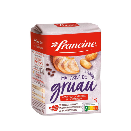 Farine de Gruau T45 FRANCINE le paquet de 1kg