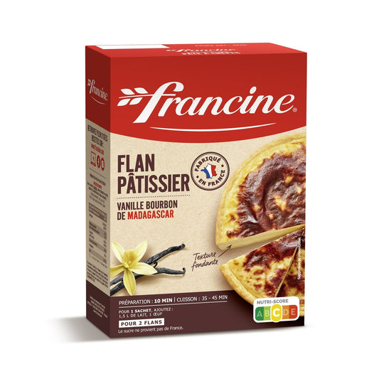 Preparation of FRANCINE Pastry Flan