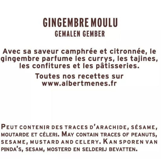 Ground Ginger ALBERT MENES