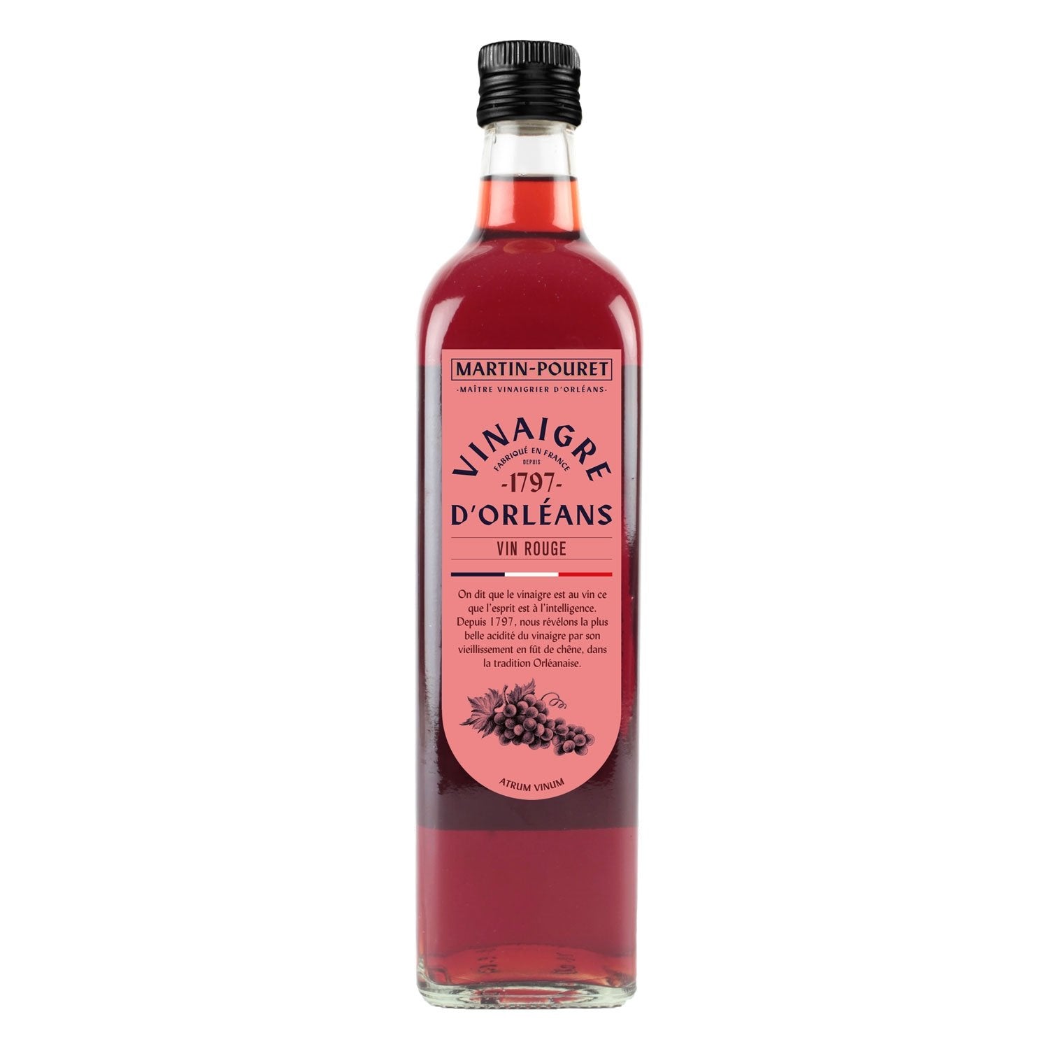 Vinaigre de Vin Rouge MARTIN POURET la bouteille de 75cL