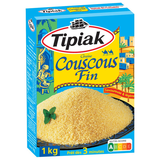 Couscous Fin TIPIAK la boite de 1Kg