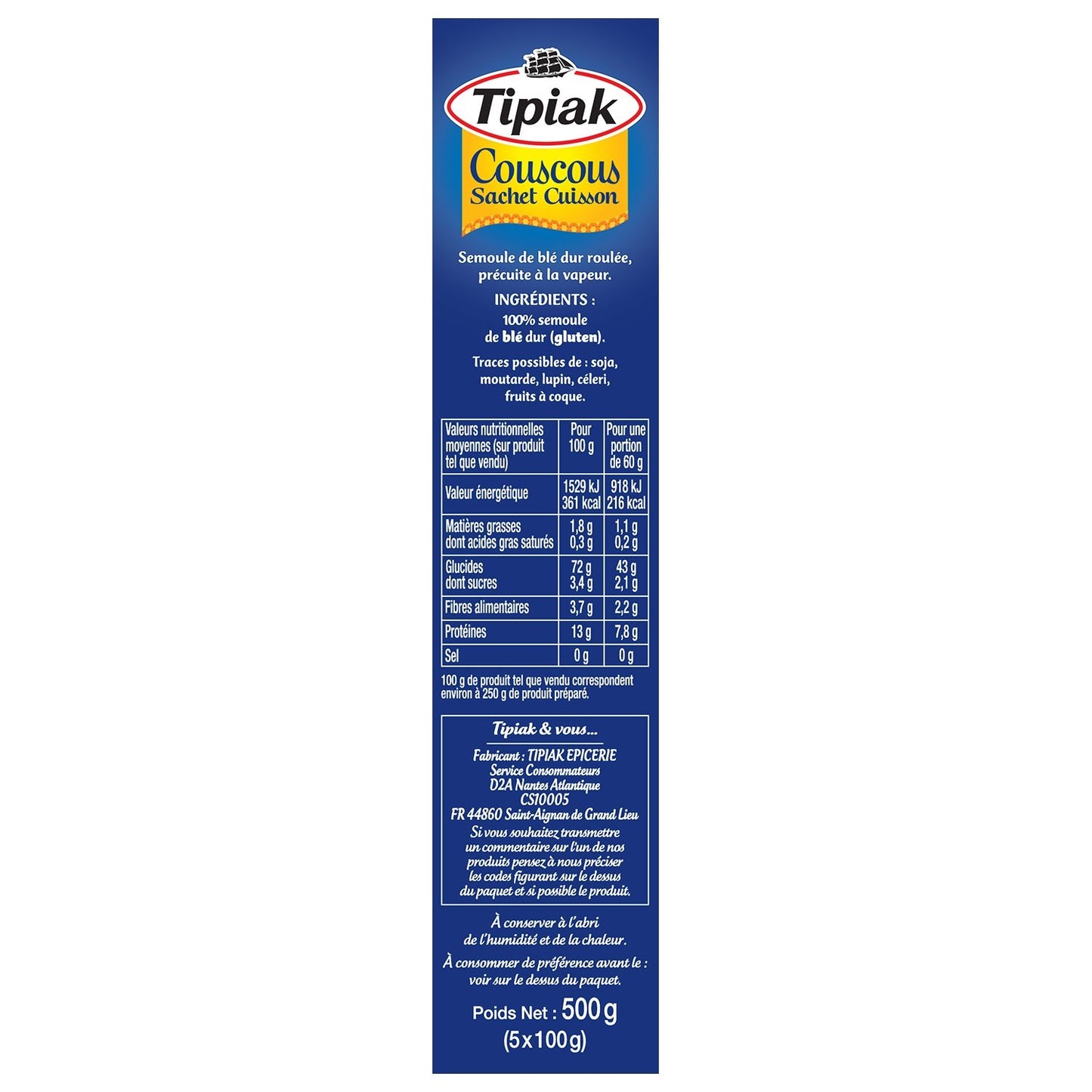 TIPIAK Couscous Cooking Bag