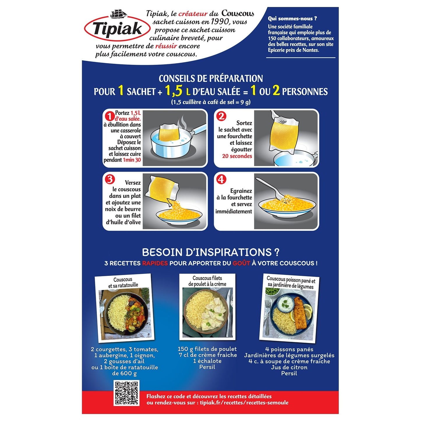 TIPIAK Couscous Cooking Bag