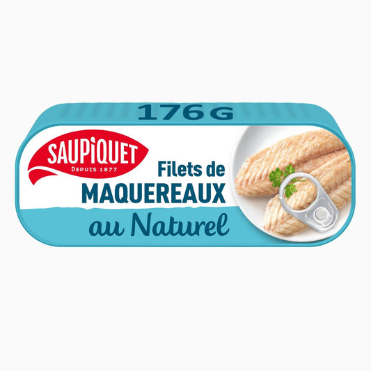 SAUPIQUET Natural Mackerel Fillets