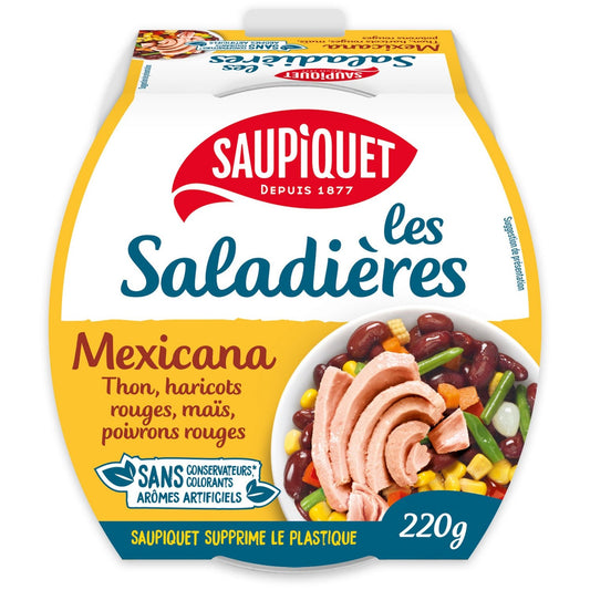 Salade au Thon Mexicana SAUPIQUET la boite de 220 g