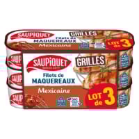 Maquereaux Grillés à Ma Mexicaine SAUPIQUET le lot de 3 boites de 120g