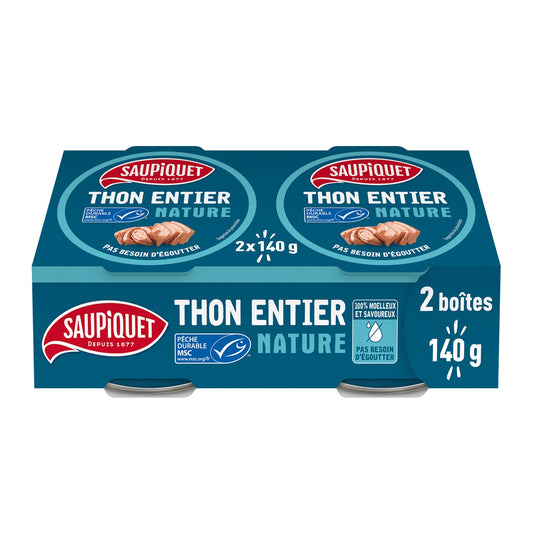 Thon Entier Nature MSC SAUPIQUET