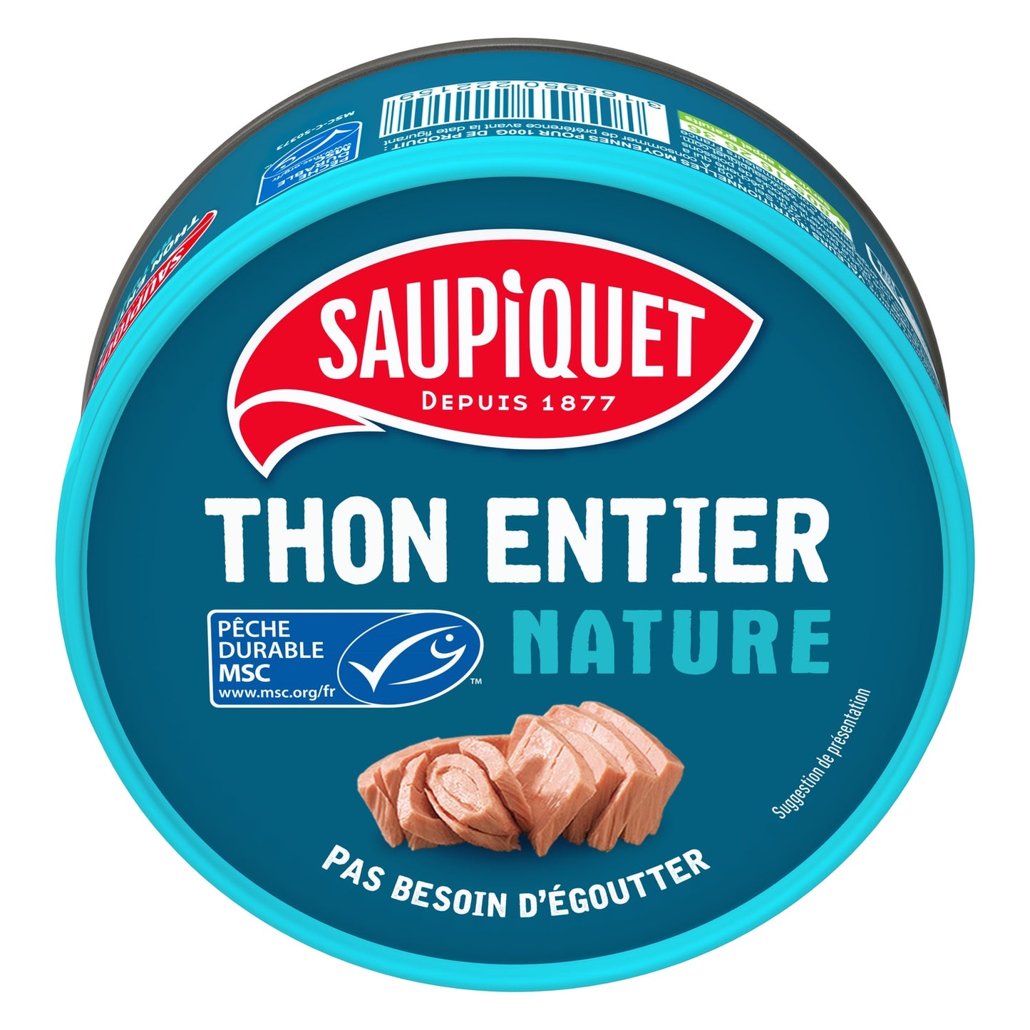 MSC SAUPIQUET Thunfisch ganz in Natur