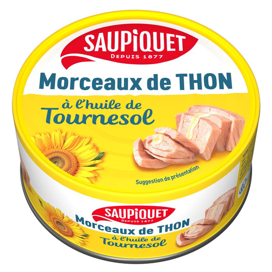 Thon en Morceaux SAUPIQUET la boite de 160g