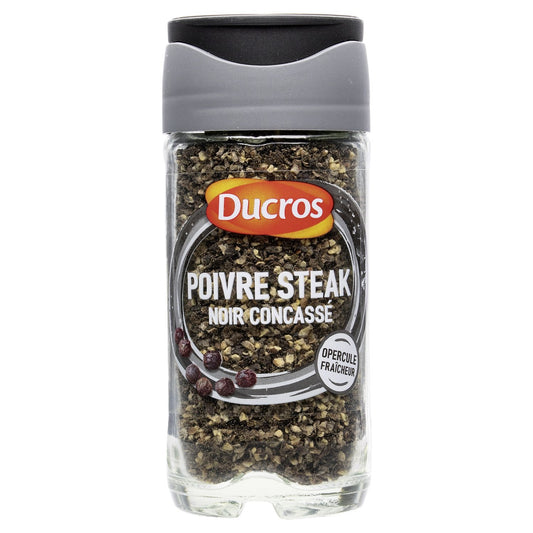 Poivre Steak Noir Concassé DUCROS le flacon de 38 g