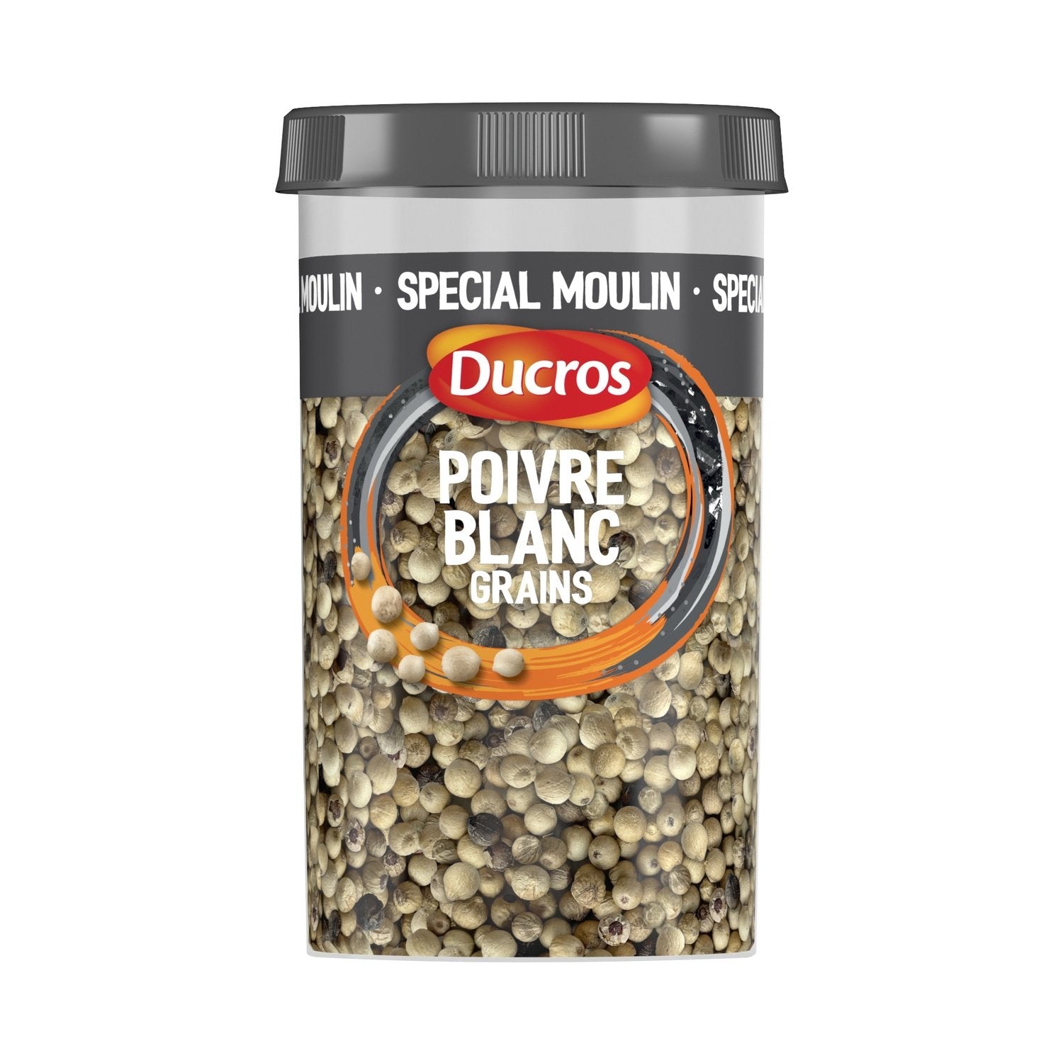 Poivre Blanc Grains DUCROS la boite de 100 g