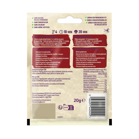 DUCROS Mexican Chili Spices
