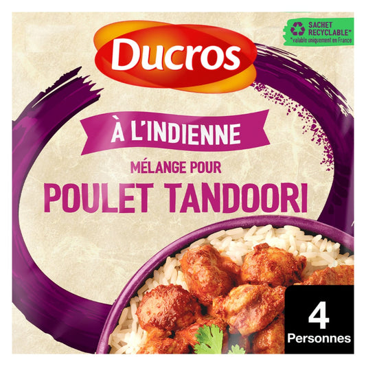 Mélange d'Épices Poulet Tandoori DUCROS le sachet de 20g