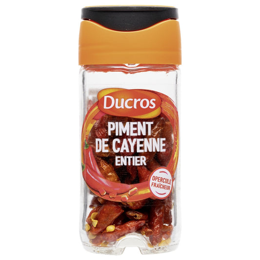 Piment de Cayenne Entier DUCROS le flacon de 11g