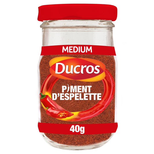 Piment d'Espelette DUCROS le pot de 40g