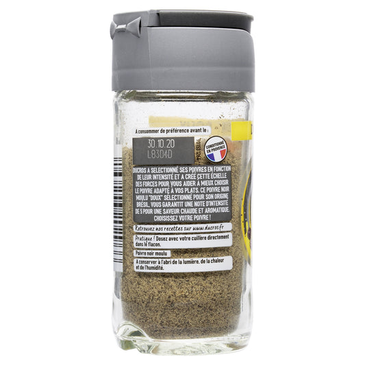 DUCROS Mild Ground Black Pepper Strength 5