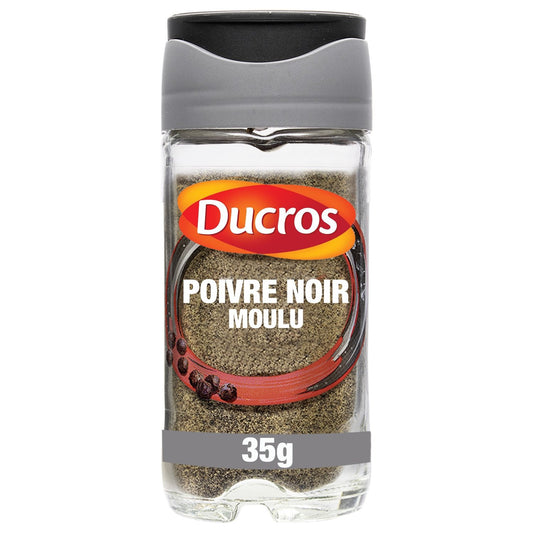 Poivre Noir Moulu Fort DUCROS le flacon de 35g
