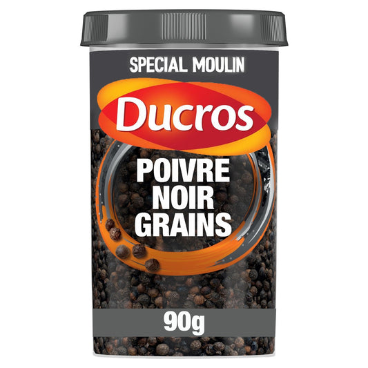 Poivre Noir Grains Force 6 DUCROS le pot de 90 g