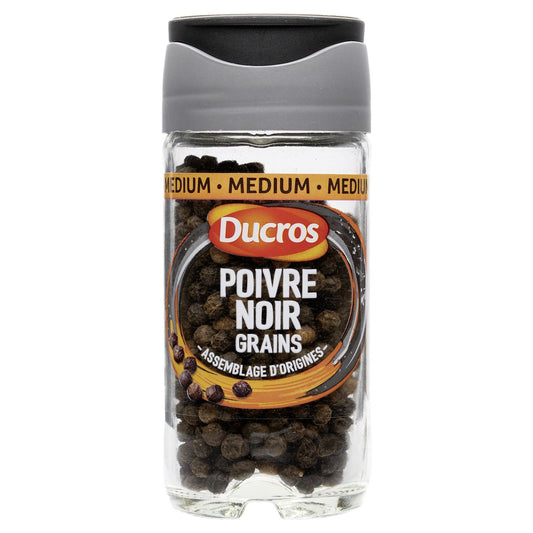 Poivre Noir Grains Force 6 DUCROS le flacon de 38 g