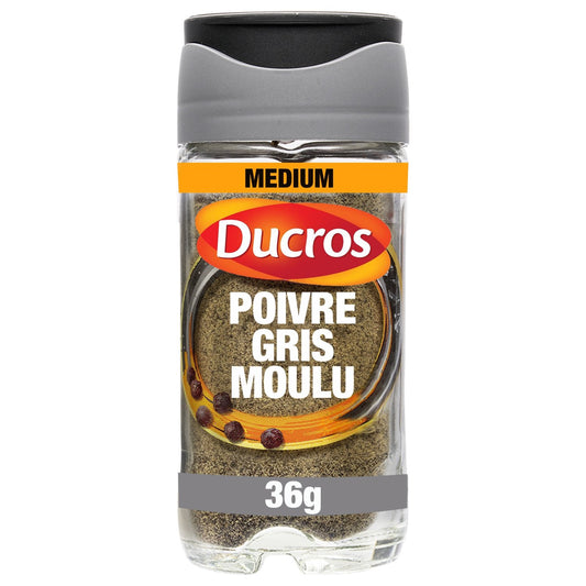 Poivre Gris Moulu Force 7 DUCROS le flacon de 36 g