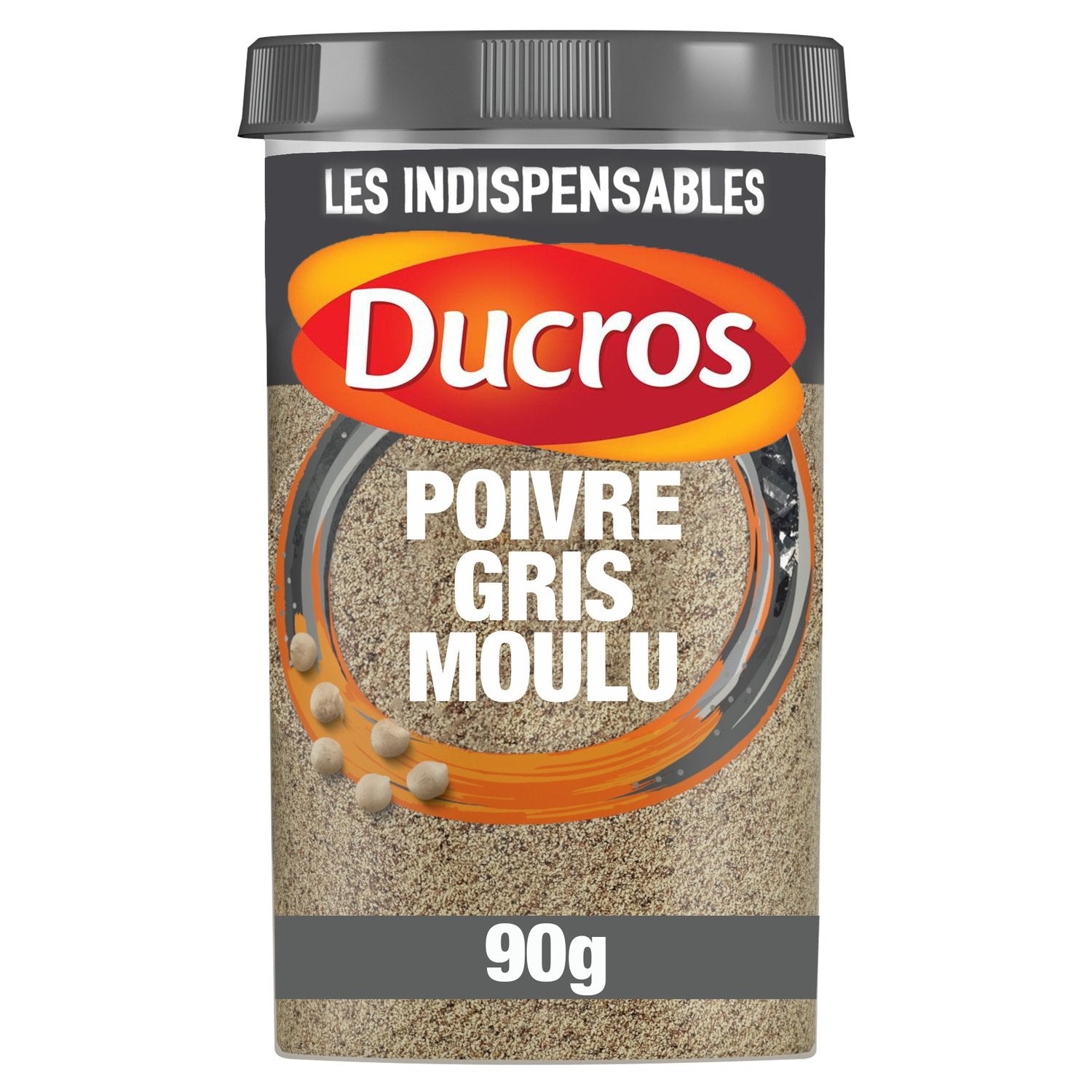 Poivre Gris Moulu Force 7 DUCROS la boite de 90 g