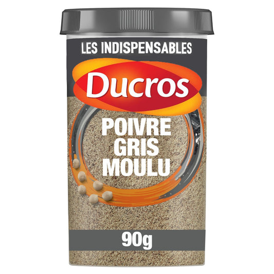 Poivre Gris Moulu Force 7 DUCROS la boite de 90 g