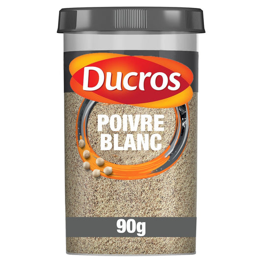 Poivre Blanc Moulu DUCROS le flacon de 90 g