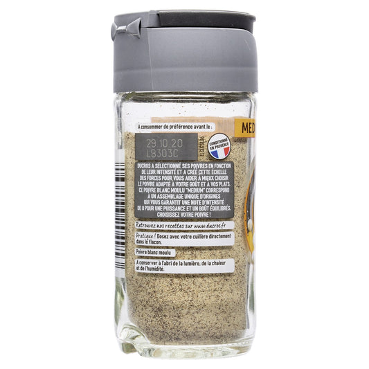 Ground White Pepper Strength 8 DUCROS