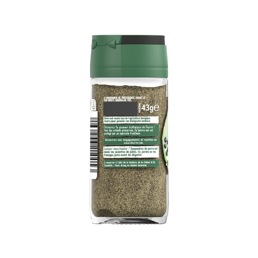DUCROS Organic Ground Black Pepper