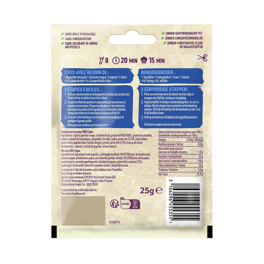 Mélange pour Barbecue Cajun DUCROS