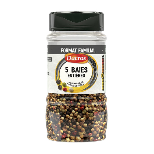5 Whole Berries Blend of Peppers and Spices DUCROS