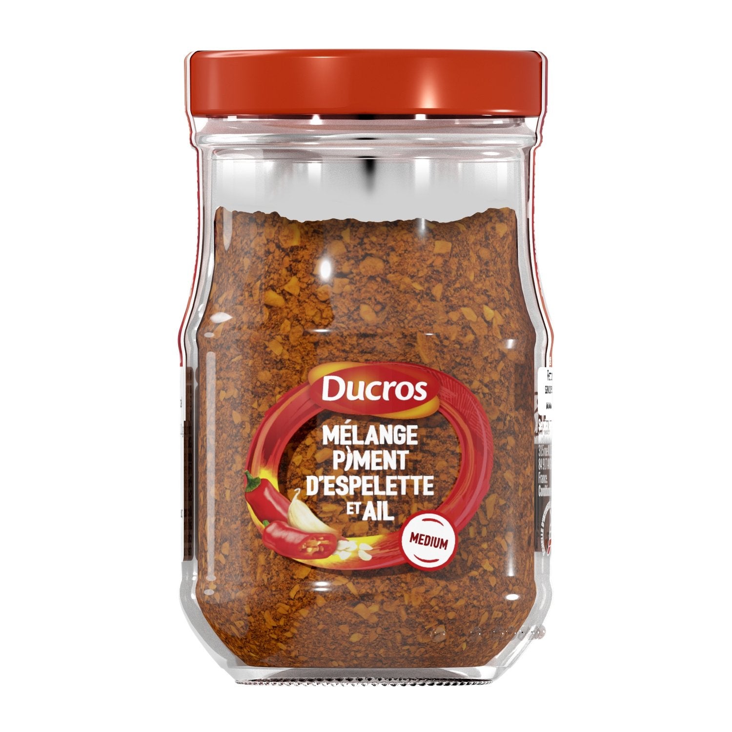 Mélange Piment d'Espelette et Ail Rôti DUCROS le flacon de 46g