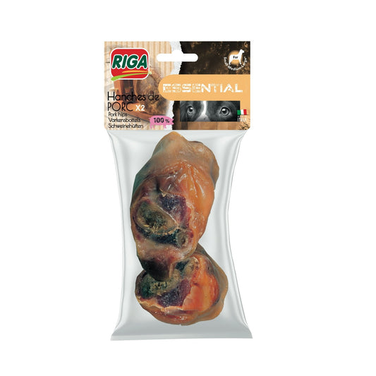 Friandises pour Chien Porc RIGA le paquet de 2 pièces