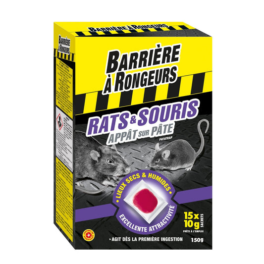 Anti Rats and Mice Bait on Paste 150 G RODENT BARRIER