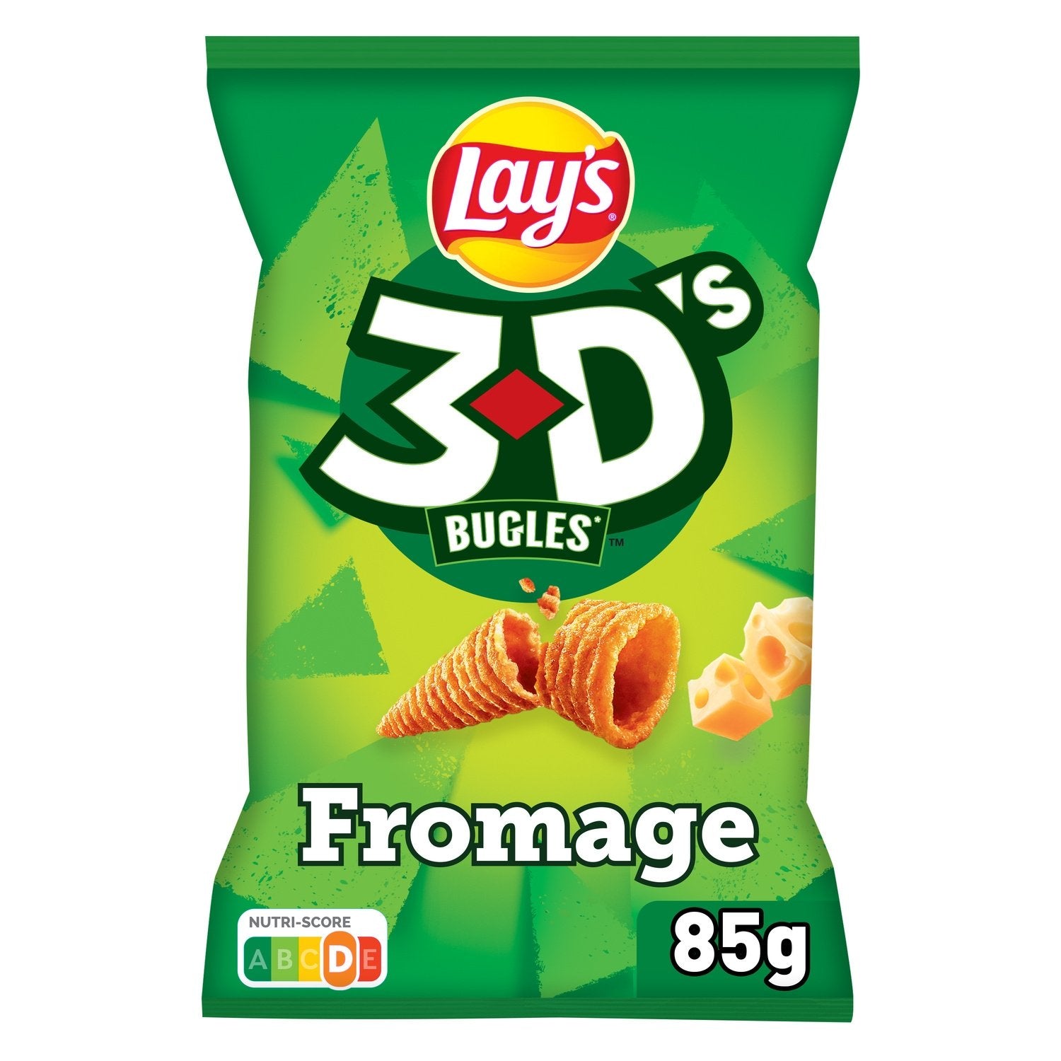 Biscuits Apéritifs Goût Fromage 3D'S le sachet de 85g