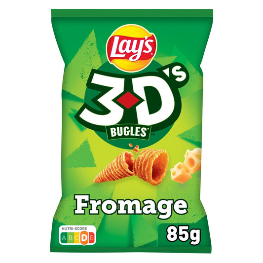 Biscuits Apéritifs Goût Fromage 3D'S le sachet de 85g