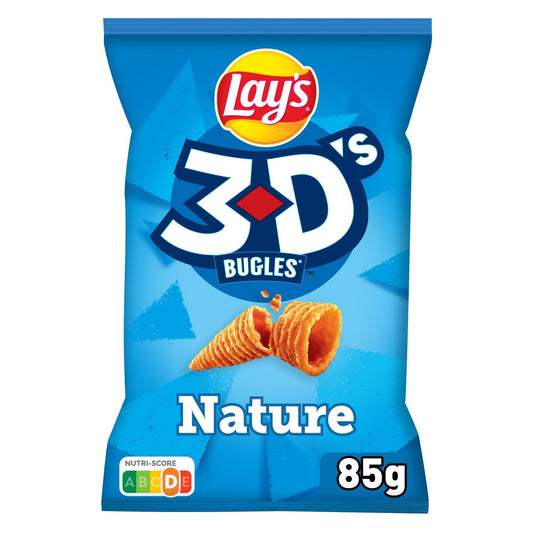 Biscuits Apéritifs Goût Nature 3D'S le sachet de 85g